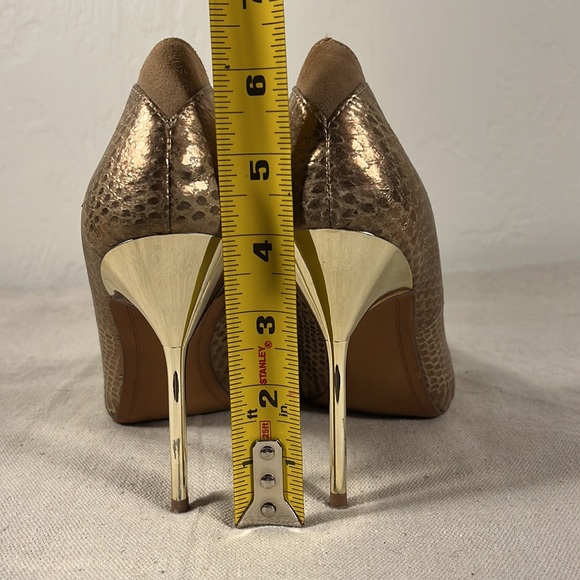 Sam Edelman “Danielle” gold print heels, size 7 - Picture 6 of 12